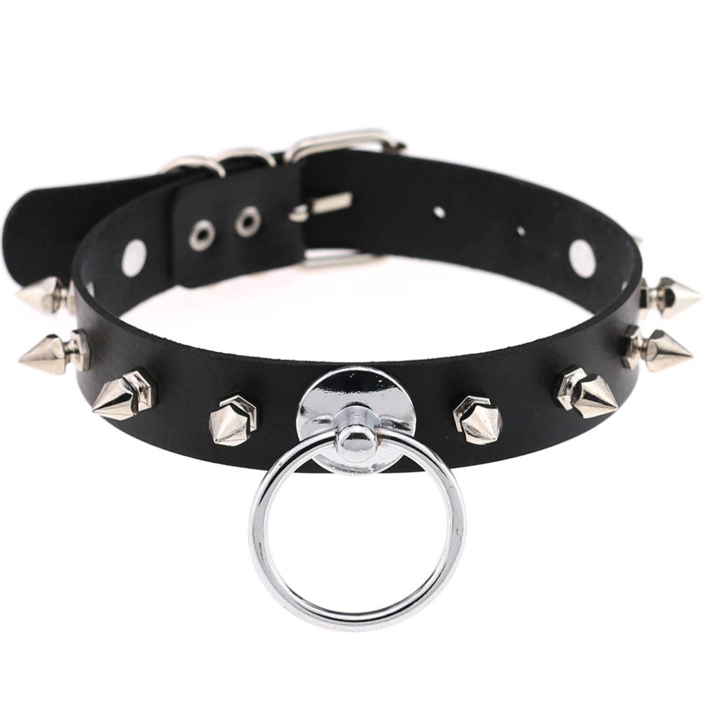 Bullet 69 - Spike and Ring foulard - Noir/Noir